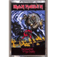 Front View : Iron Maiden - THE NUMBER OF THE BEAST (TAPE / CASSETTE) - Warner / 9029627851