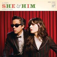 Front View : She & Him - A VERY SHE & HIM CHRISTMAS (LP) - Merge / 00148975