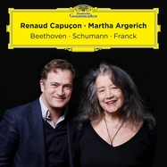Front View :  Renaud Capucon / Martha Argerich - BEETHOVEN-SCHUMANN-FRANCK (2LP) - Deutsche Grammophon / 002894864229