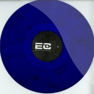 Front View : Various Artists - ARTIFICIAL MATERIAL V2.0 (BLUE MARBLED VINYL) - Electronic Corporation  / elco0176