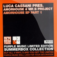 Front View : Luca Cassani pres Amorhouse & Mr B Project - AMORHOUSE EP PART 1 - Purple Tracks / PT045