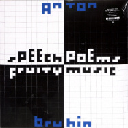 Front View : Anton Bruhin - SPEECH POEMS / FRUITY MUSIC (LP) - Black Truffle / Black Truffle 073