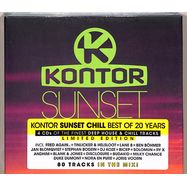 Front View : Various - KONTOR SUNSET CHILL-BEST OF 20 YEARS (4CD) - Kontor Records / 1028205KON