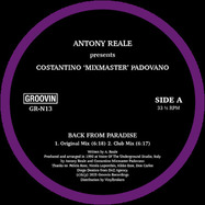 Front View : Antony Reale pres Costantino Mixmaster Padovano - BACK FROM PARADISE - Groovin Recordings / GR-N13