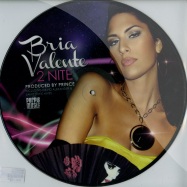 Front View : Bria Valente - 2 NITE (PICTURE DISC) - Purple Music / PM125