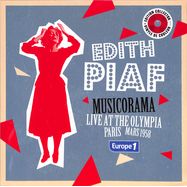 Front View : Edith Piaf - CONCERT MUSICORAMA  L OLYMPIA, 1958 (2023 Remaster Red Vinyl) - Warner Music International / 505419762796