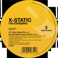 Front View : X-Static - I�M STANDING - Undiscovered / UND063