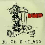 Front View : KMD - BLACK BASTARDS (2X12 INCH) - Metal Face / MF2001-1