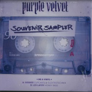 Front View : Purple Velvet - SOUVENIR SAMPLER (7 INCH + FULL ALBUM MP3) - Springstoff / 999127
