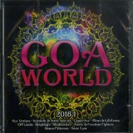 Front View : Various Artists - GOA WORLD 2018.1 (2XCD) - Pink Revolver / 26422052