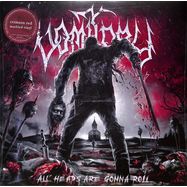 Front View : Vomitory - ALL HEADS ARE GONNA ROLL (CRIMSON RED MARBLED) (LP) - Sony Music-Metal Blade / 03984160427