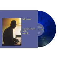 Front View : Bill Evans - CONVERSATIONS WITH MYSELF (LTD. BLUE MARBLE VINYL) (LP) - Second Records / 00159786