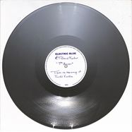 Front View : RT Sound Factor (Ron Trent) - 7TH HEAVEN - TRIBUTE TO THE ENERGY OF FRANKIE KNUCKLES (WHITE VINYL) - Electric Blue / EB004S