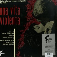 Front View : Pieo Piccioni - UNA VITA VIOLENTA (LTD RED & BLACK 180G LP) - Spettro / SP06