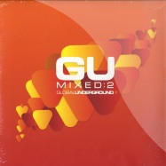 Front View : Various - GLOBAL UNDERGROUND MIXED 2 (3X12 Inch) - Global Underground / GUMIX2VIN