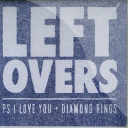 Front View : PS I Love You / Diamond Rings - LEFT OVERS (7 INCH BLUE VINYL + DL-CODE) - Paper Bag / pbr71060