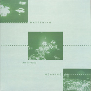 Front View : Dan Nicholls - MATTERING AND MEANING (LP) - We Jazz / WJLP035