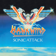 Front View : Hawkwind - SONIC ATTACK-40TH ANNIVERSARY BLUE VINYL (LP) - Cherry Red Records / ATOMLP2019