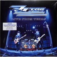 Front View : ZZ Top - LIVE FROM TEXAS (LTD 180G BLUE 2LP) - Ear-Music / 0217795EMX