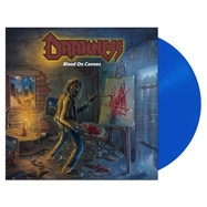 Front View : Darkness - BLOOD ON CANVAS (LTD. BLUE VINYL) (LP) - Massacre / MASLB 1370