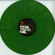 Front View : Various Artists - PRO TECHNO 001 (COLOURED VINYL) - Flatlife Records / PROTECHNO001