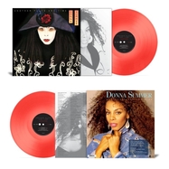 Front View : Donna Summer - ANOTHER PLACE AND TIME (redLP) - Driven By The Music / DBTMLPR5