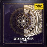 Front View : Amorphis - HALO (CLEAR-WHITE-BLUE SPLATTER) (2LP) - Atomic Fire Records / 425198170202