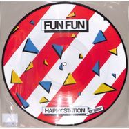 Front View : FUN FUN - HAPPY STATION-COLOR MY LOVE (Picture Disc) - Blanco Y Negro / X-12003