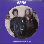 Front View : Abba - UNDER ATTACK (LTD. 2023 PICTURE DISC V7) (7 INCH) - Universal / 5507439