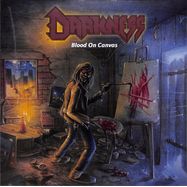 Front View : Darkness - BLOOD ON CANVAS (LTD. CLEAR VINYL) (LP) - Massacre / MASLC 1370