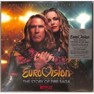 Front View : Various Artists - EUROVISION SONG CONTEST: STORY OF FIRE SAGA (LTD PINK 180G LP) - Music On Vinyl / MOVATM308