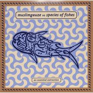Front View : Muslimgauze vs Species Of Fishes - MUSLIMGAUZE VS SPECIES OF FISHES (LTD BLUE VINYL) - Galaxiid / GXD005LTD