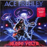 Front View : Ace Frehley - 10, 000 VOLTS (METAL GYM LOCKER - RED SPLATTER) (LP) - Mnrk Music Group / 784766