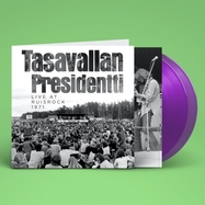 Front View : Tasavallan Presidentti - LIVE AT RUISROCK 1971 (TRANSPARENT) (2LP) - Svart Records / 643008023504