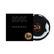 Front View : AC/DC - BACK IN BLACK (Ltd black & white 150g Vinyl) - Sony Music Catalog / 19658846251_indie