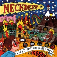 Front View : Neck Deep - LIFES NOT OUT TO GET YOU (BLOOD RED LP) - Hopeless Records / 00168215
