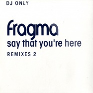 Front View : 2nd Hand_Fragma - Say that youre here Rmx PART 2 - Gang Go
