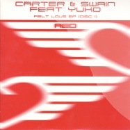 Front View : Carter & Swain Feat Yuko - FELT LOVE EP - DISC 1 - Plastica Red / ltdpft018