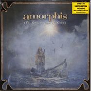 Front View : Amorphis - THE BEGINNING OF TIMES (2LP) Ltd.White/Blue splattered - Atomic Fire Records / 425198170047