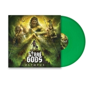 Front View : Stray Gods - OLYMPUS (LTD.TRANSPARENT GREEN LP) (LP) - Roar! Rock Of Angels Records Ike / ROAR 2332LP