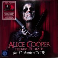 Front View : Alice Cooper - THEATRE OF DEATH - LIVE AT HAMMERSMITH 2009 (CLEAR RED 2LP + DVD+TICKET) - Ear Music / 0217090EMU-indie