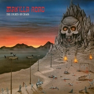 Front View : Manilla Road - THE COURTS OF CHAOS (BLUE W / WHITE & RED SPLATTER) (LP) - High Roller Records / HRR 797LP2S