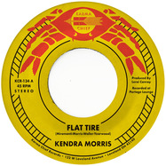 Front View : Kendra Morris - FLAT TIRE (LTD BLOOD ORANGE 7 INCH) - Karma Chief Records / 00176133