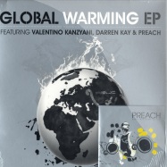 Front View : Valentino Kanzyani / Darren Kay - GLOBAL WARNING EP (INKL. CD / LIMITED EDITION) - Relic003sp