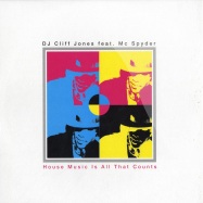 Front View : Dj Cliff Jones Feat. Mc Spyder - HOUSE MUSIC IS ALL THAT COUNTS - Digidance / digi088