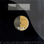 Front View : Mark Broom & Dave Hill - WHITE LINES (WHITE VINYL) - Invasion020