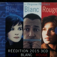 Front View : Kieslowski / Zbigniew Preisner - 3 COLORS : THE TRILOGY BLUE - WHITE - RED (3XCD) - Because Music / bec5156047