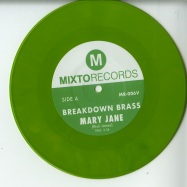 Front View : Breakdown Brass - MARY JANE / THE HORSEMAN (GREEN 7 INCH) - Mixto Music / MR-006V / MM006C