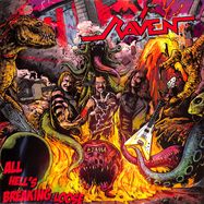 Front View : Raven - ALL HELL S BREAKING LOOSE (LP) - Silver Lining / 505419742594