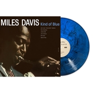 Front View : Miles Davis - KIND OF BLUE (BLUE MARBLE VINYL) (LP) - Second Records / 00159737
